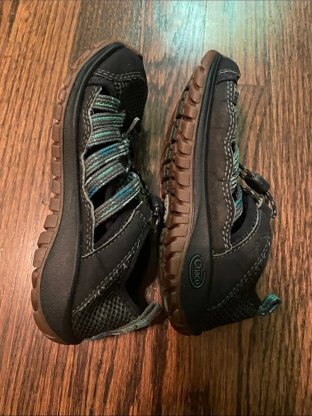 Chaco Kids Navy and Teal Sport Sandals